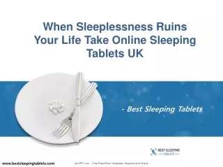 When Sleeplessness Ruins Your Life Take Online Sleeping Tablets UK