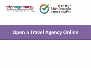 open a travel agency online