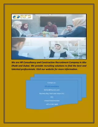we are hr consultancy and construction