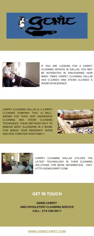Carpet Cleaning Service Dallas