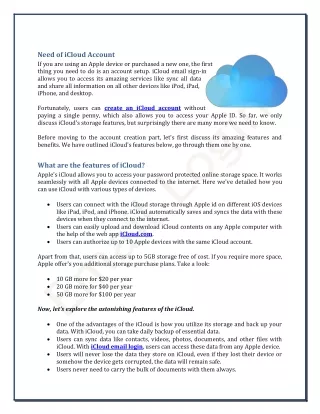 How to Create an iCloud Email Account | iCloud Mail Login