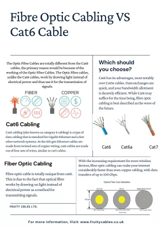 The Fibre Choice : Cat 6 vs Optical Fibre