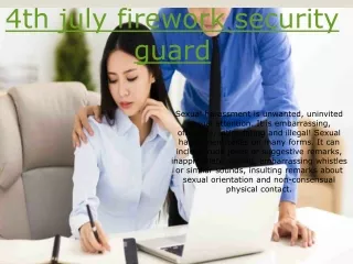 4th july firework security guard