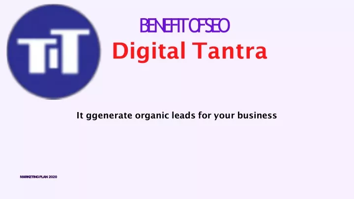 benefit of seo digital tantra