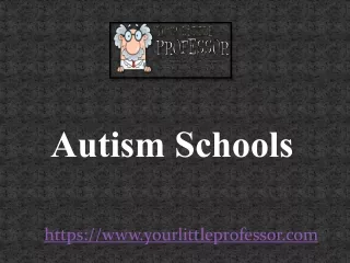 Regular Autism Schools For kids At Your Little Professor (844) 211-1356
