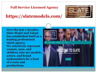 Full Service Licensed Agency