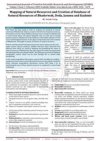 international journal of trend in scientific