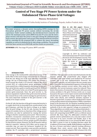 international journal of trend in scientific