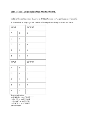 Digital Circuits