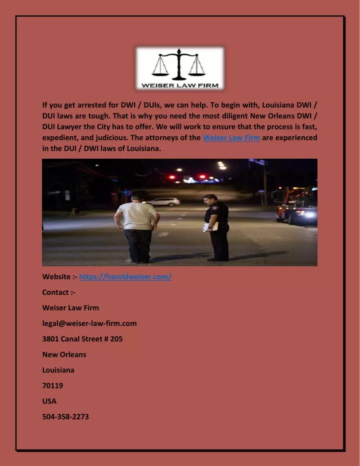 if you get arrested for dwi duis we can help