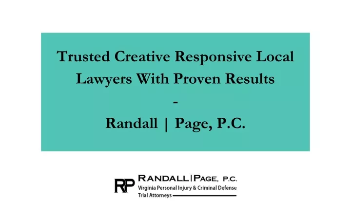 trusted creative responsive local lawyers with