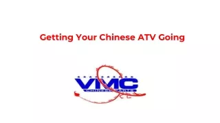 getting your chinese atv going