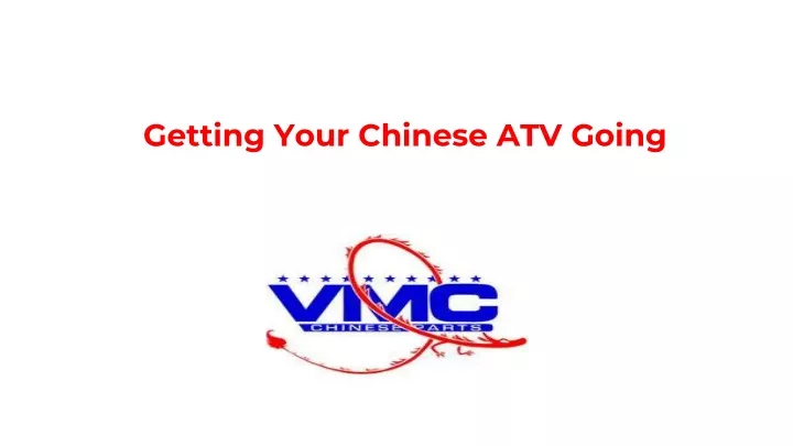 getting your chinese atv going