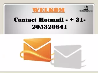 Contact Hotmail in Nederland