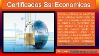 Certificados Ssl Economicos