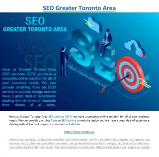 seo greater toronto area