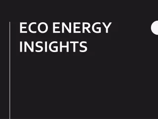 Buildings Optmization With IoT - EcoEnergy Insights