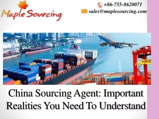 Essential to Work With a Sourcing Agent China