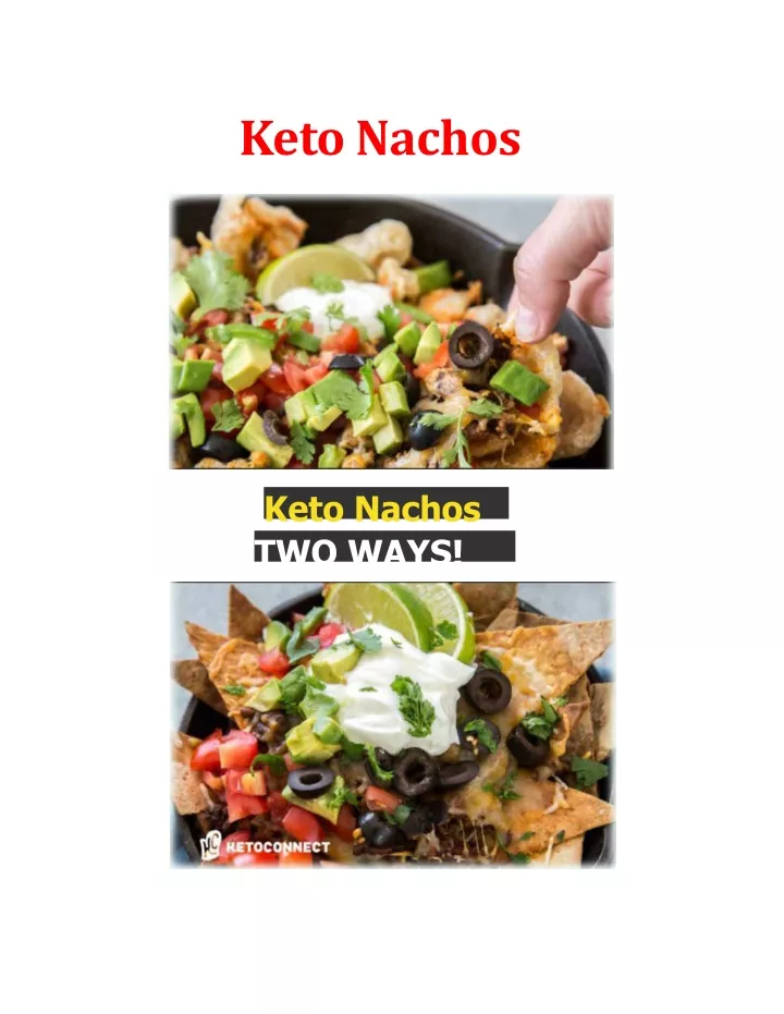 keto nachos