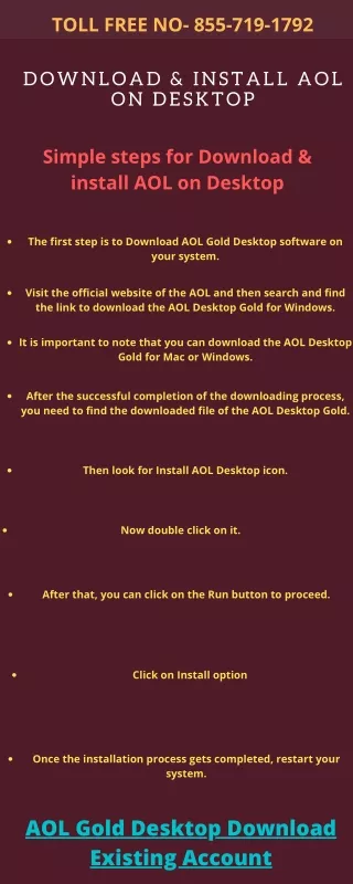 Download & install AOL on Desktop