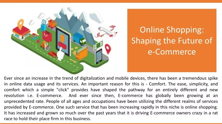 online shopping shaping the future of e commerce