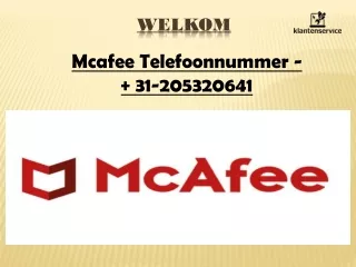 Mcafee Telefoonnummer
