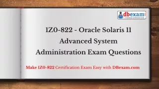 1z0 822 oracle solaris 11