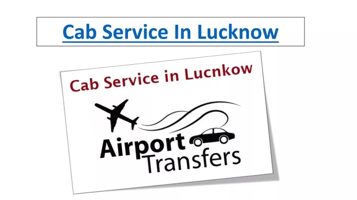 cab service in lucknow