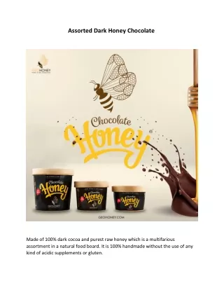 assorted dark honey chocolate