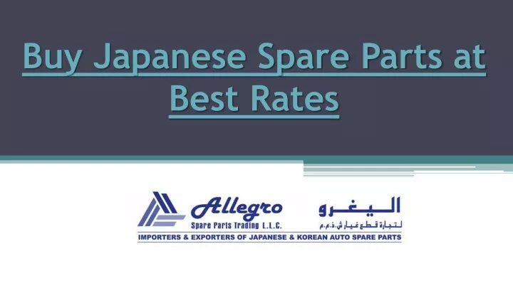 buy japanese spare parts at best rates