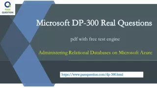Microsoft Azure DP-300 Practice Test Questions