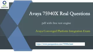 avaya 75940x real questions avaya 75940x real