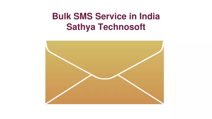 bulk sms service in india sathya technosoft