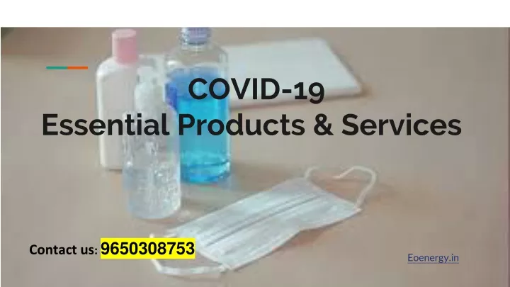 covid 19 essential products services