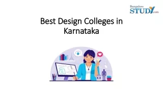 best design colleges in karnataka