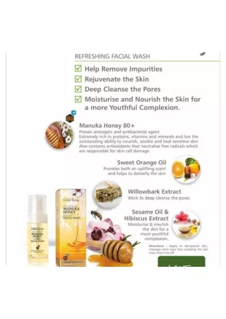 Manuka Honey Facial Wash