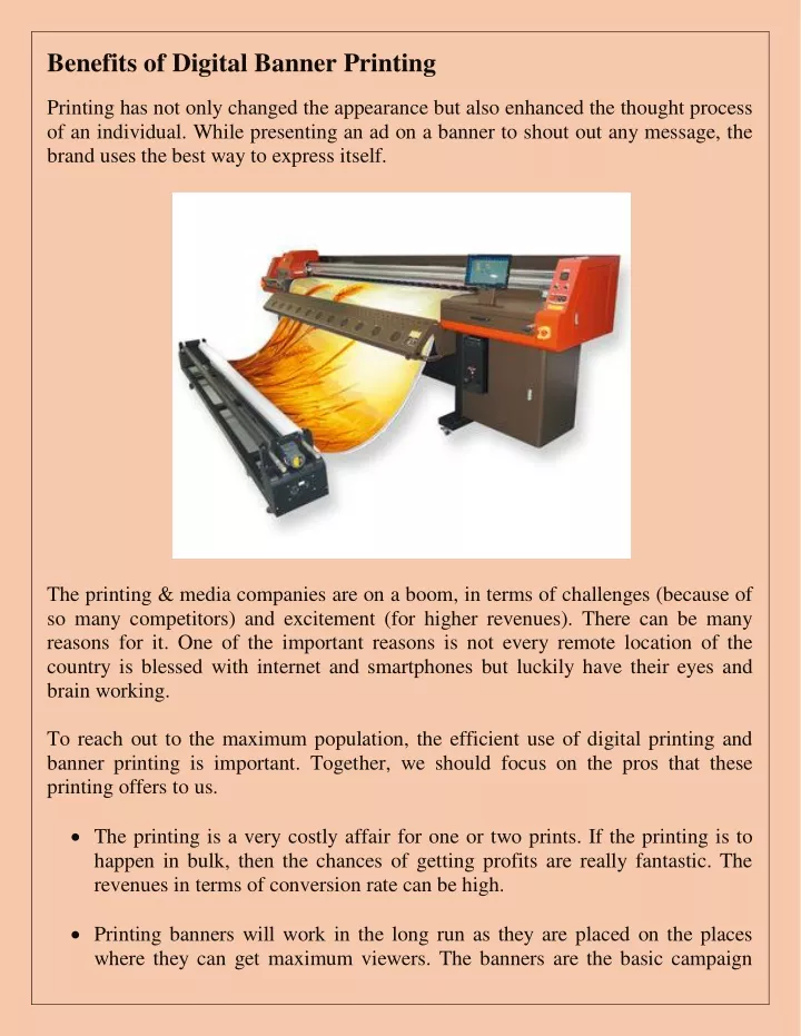 benefits of digital banner printing printing