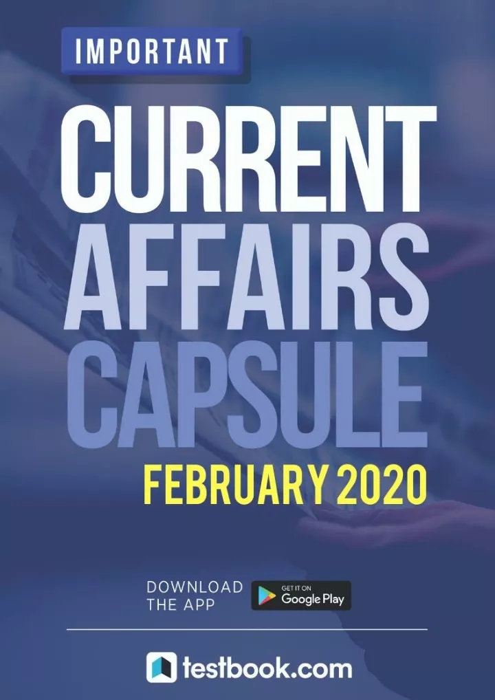 current affairs monthly capsule i
