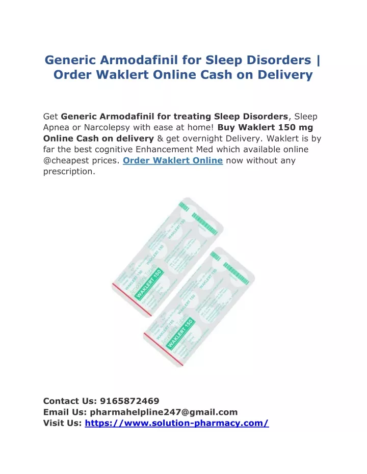 generic armodafinil for sleep disorders order