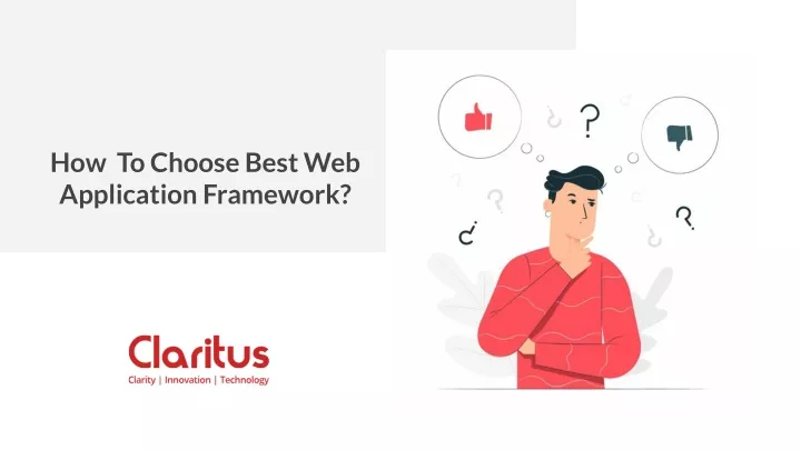 how to choose best web application framework