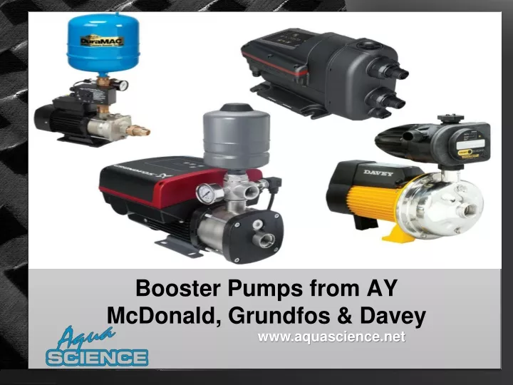 booster pumps from ay mcdonald grundfos davey