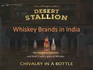Whiskey Brands in India