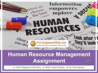 Human Resource Management Assignment Help By No1AssignmentHelp.Com