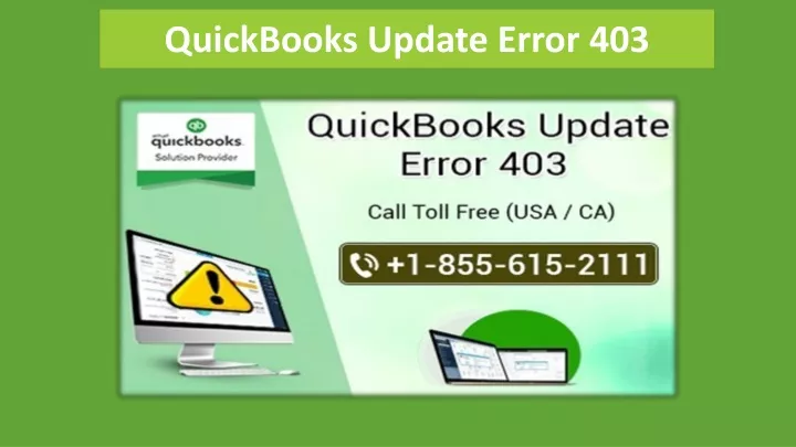 quickbooks update error 403