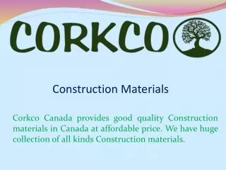 construction materials