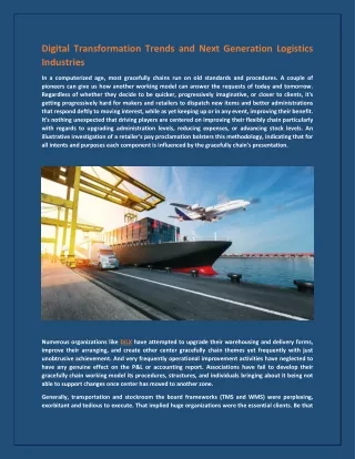 digital transformation trends and next generation