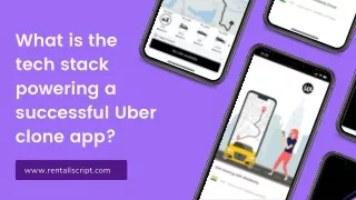 What is the tech stack powering a successful Uber clone app?