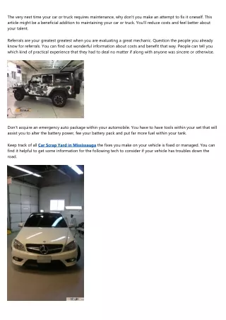 the very next time your car or truck requires