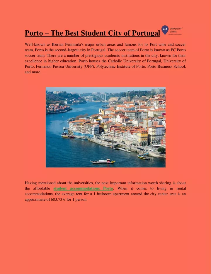 porto the best student city of portugal