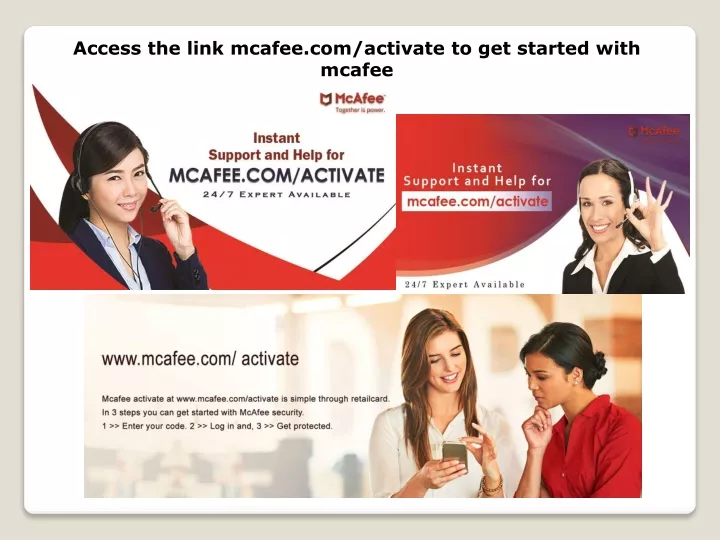 access the link mcafee com activate